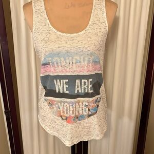 Mighty Fine knit tonight we are young tank top size large